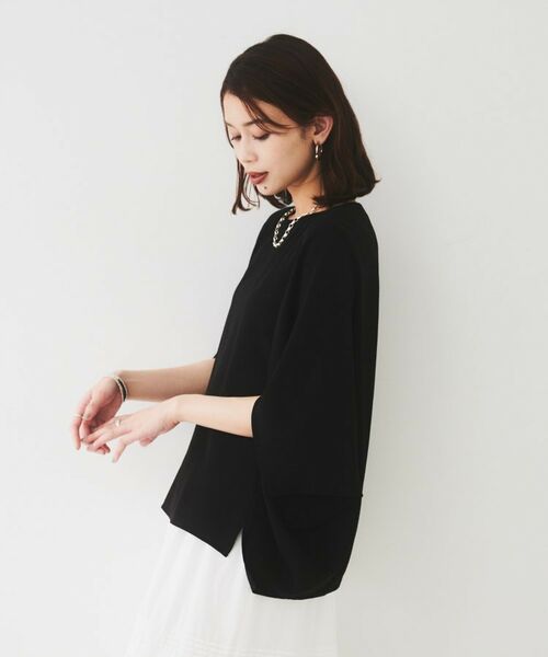 UNTITLED / アンタイトル カットソー | 【UVカット/接触冷感/吸水速乾/ストレッチ性】ドルマンプルオーバー | 詳細7