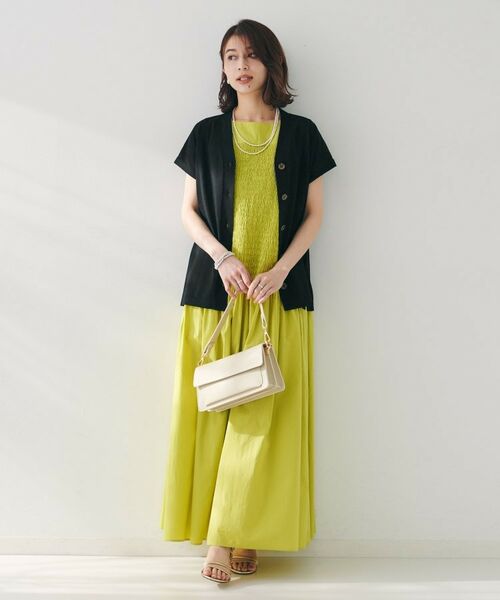 UNTITLED / アンタイトル ニット・セーター | 【体型カバー/ジレ風/前開き】Vネックニット | 詳細4