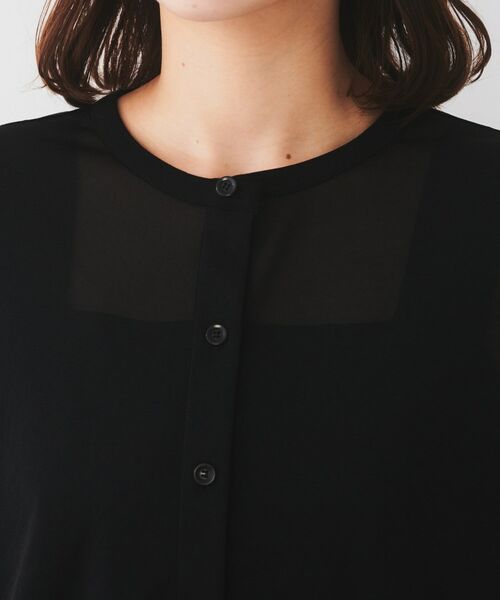 UNTITLED / アンタイトル カーディガン・ボレロ | 【ストレッチ性/短丈】クルーネックシアーカーディガン | 詳細17