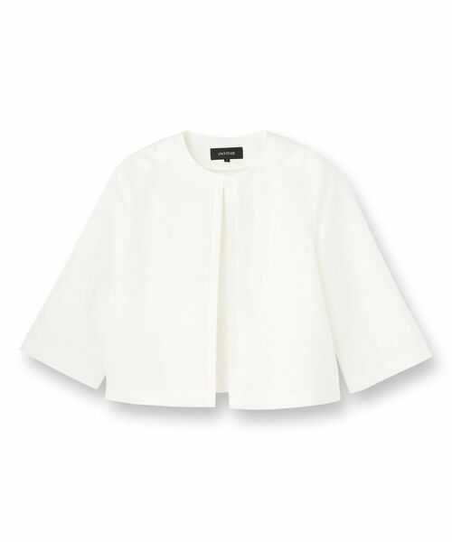 UNTITLED / アンタイトル レザーブルゾン・ジャケット | 【短丈/オンオフ/きれいめ】タイプライタージャケット | 詳細1