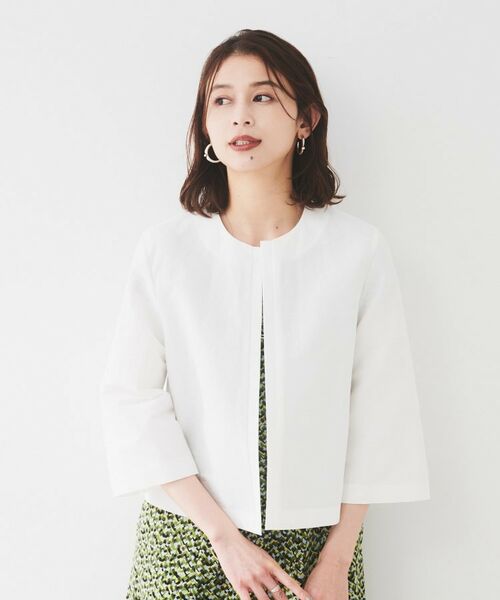 UNTITLED / アンタイトル レザーブルゾン・ジャケット | 【短丈/オンオフ/きれいめ】タイプライタージャケット | 詳細12