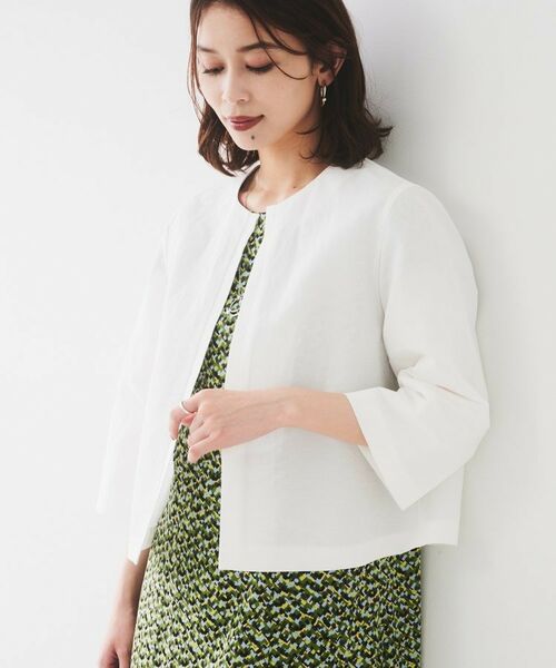 UNTITLED / アンタイトル レザーブルゾン・ジャケット | 【短丈/オンオフ/きれいめ】タイプライタージャケット | 詳細13