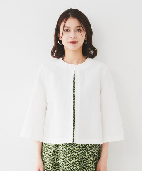 UNTITLED / アンタイトル レザーブルゾン・ジャケット | 【短丈/オンオフ/きれいめ】タイプライタージャケット | 詳細17