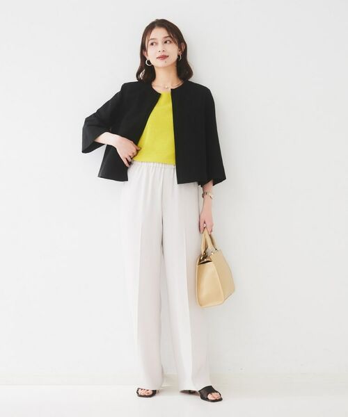 UNTITLED / アンタイトル レザーブルゾン・ジャケット | 【短丈/オンオフ/きれいめ】タイプライタージャケット | 詳細4