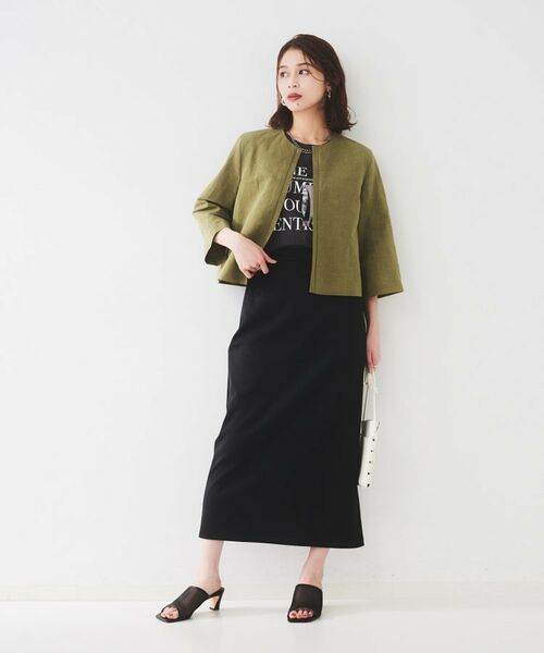 UNTITLED / アンタイトル レザーブルゾン・ジャケット | 【短丈/オンオフ/きれいめ】タイプライタージャケット | 詳細9