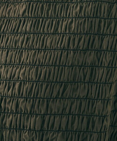 UNTITLED / アンタイトル ロング・マキシ丈ワンピース | 【コットン100/夏ワンピ/ナロー】シャーリングワンピース | 詳細17