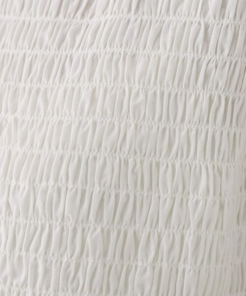 UNTITLED / アンタイトル ロング・マキシ丈ワンピース | 【コットン100/夏ワンピ/ナロー】シャーリングワンピース | 詳細5