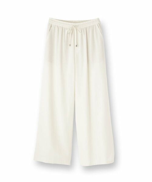 UNTITLED / アンタイトル パンツ | 【ウエストゴム/洗える/オンオフ】ドロストワイドパンツ | 詳細1