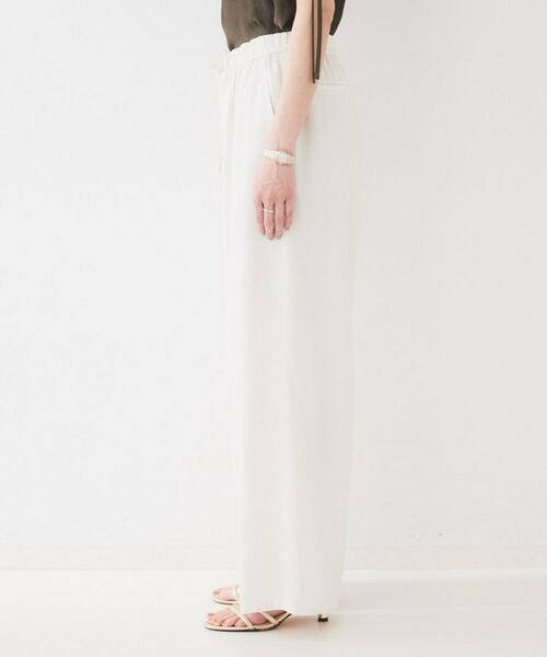 UNTITLED / アンタイトル パンツ | 【ウエストゴム/洗える/オンオフ】ドロストワイドパンツ | 詳細15