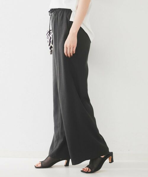 UNTITLED / アンタイトル パンツ | 【ウエストゴム/洗える/オンオフ】ドロストワイドパンツ | 詳細3