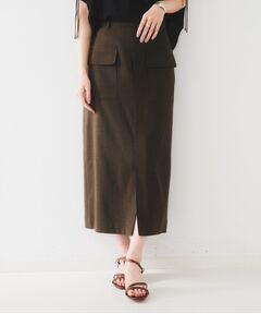 希少⭕️UNTITLED 【洗える】ふんわり 麻マーメイドスカート 42 リネン 希少⭕️UNTITLED 【洗える】ふんわり 麻マーメイドスカート 42