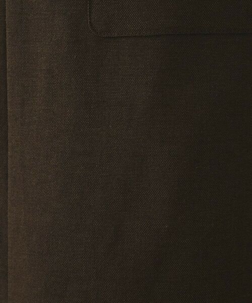 UNTITLED / アンタイトル ロング・マキシ丈スカート | 【きれいめ/前スリット】麻混カーゴスカート | 詳細13