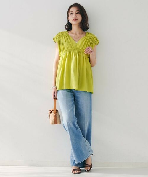 UNTITLED / アンタイトル シャツ・ブラウス | 【コットン100/洗える/トレンド】シャーリングブラウス | 詳細12