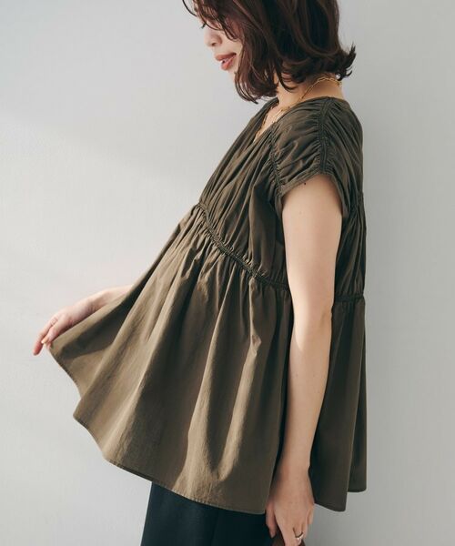 UNTITLED / アンタイトル シャツ・ブラウス | 【コットン100/洗える/トレンド】シャーリングブラウス | 詳細15
