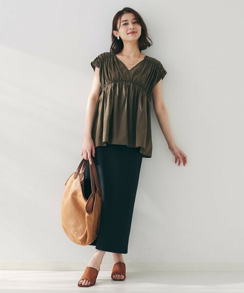 UNTITLED / アンタイトル シャツ・ブラウス | 【コットン100/洗える/トレンド】シャーリングブラウス | 詳細16