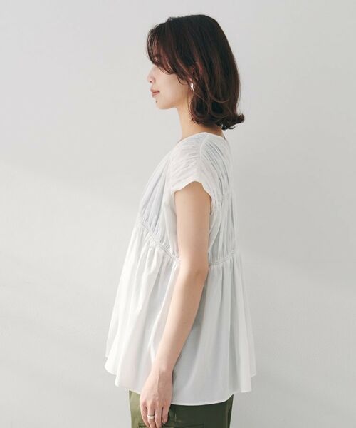 UNTITLED / アンタイトル シャツ・ブラウス | 【コットン100/洗える/トレンド】シャーリングブラウス | 詳細19