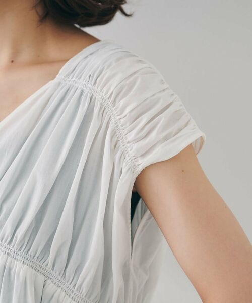 UNTITLED / アンタイトル シャツ・ブラウス | 【コットン100/洗える/トレンド】シャーリングブラウス | 詳細22
