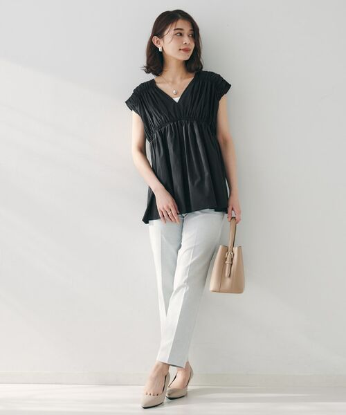 UNTITLED / アンタイトル シャツ・ブラウス | 【コットン100/洗える/トレンド】シャーリングブラウス | 詳細8