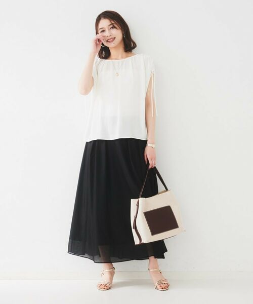 UNTITLED / アンタイトル シャツ・ブラウス | 【シアー/2WAY】肩ドロストドルマンブラウス | 詳細23