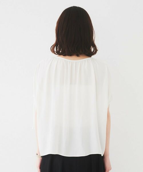 UNTITLED / アンタイトル シャツ・ブラウス | 【シアー/2WAY】肩ドロストドルマンブラウス | 詳細28