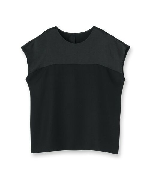 UNTITLED / アンタイトル シャツ・ブラウス | 【UVカット/接触冷感/きれいめ/ストレッチ性】サテンドッキングブラウス | 詳細1