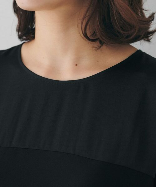 UNTITLED / アンタイトル シャツ・ブラウス | 【UVカット/接触冷感/きれいめ/ストレッチ性】サテンドッキングブラウス | 詳細13