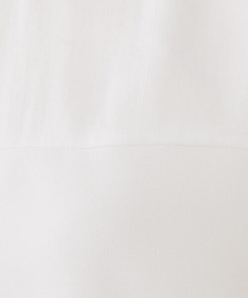 UNTITLED / アンタイトル シャツ・ブラウス | 【UVカット/接触冷感/きれいめ/ストレッチ性】サテンドッキングブラウス | 詳細5