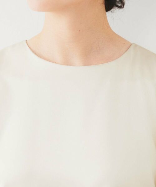 UNTITLED / アンタイトル ミニ丈・ひざ丈ワンピース | 【オケージョン/お呼ばれドレス】バルーン袖サテンワンピース | 詳細13