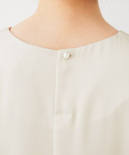 UNTITLED / アンタイトル ミニ丈・ひざ丈ワンピース | 【オケージョン/お呼ばれドレス】バルーン袖サテンワンピース | 詳細14