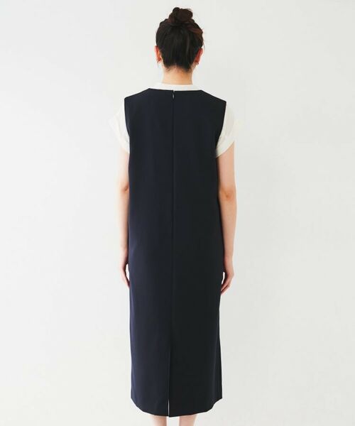 UNTITLED / アンタイトル ロング・マキシ丈ワンピース | 【きれいめ/洗える】ダブルクロスジャンパースカート | 詳細12