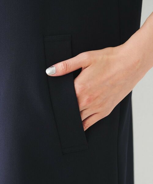 UNTITLED / アンタイトル ロング・マキシ丈ワンピース | 【きれいめ/洗える】ダブルクロスジャンパースカート | 詳細16