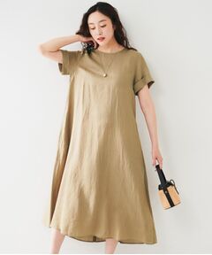 UNTITLED / アンタイトル ロング・マキシ丈ワンピース | 【麻100/夏ワンピ】フレアラミーワンピース