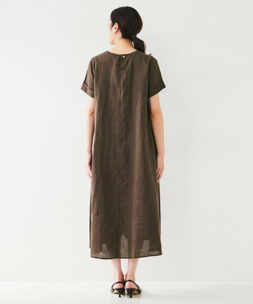 UNTITLED / アンタイトル ロング・マキシ丈ワンピース | 【麻100/夏ワンピ】フレアラミーワンピース | 詳細15