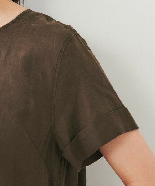 UNTITLED / アンタイトル ロング・マキシ丈ワンピース | 【麻100/夏ワンピ】フレアラミーワンピース | 詳細18