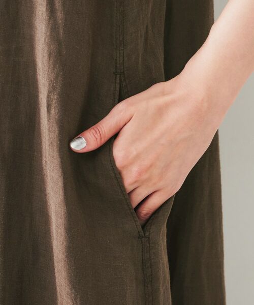 UNTITLED / アンタイトル ロング・マキシ丈ワンピース | 【麻100/夏ワンピ】フレアラミーワンピース | 詳細19