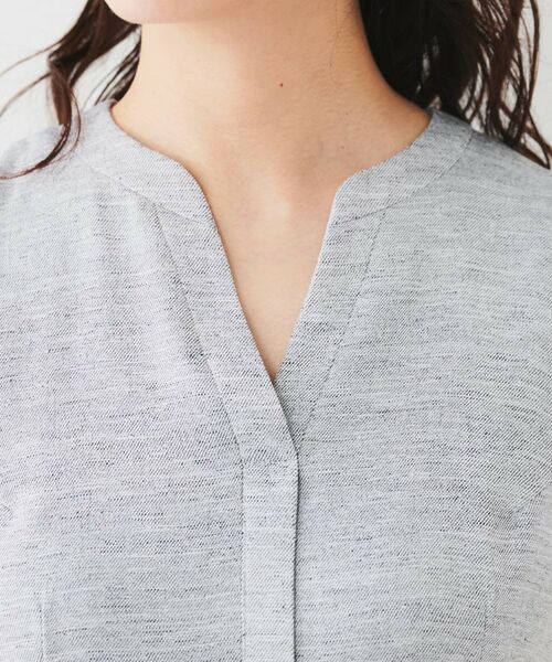 UNTITLED / アンタイトル ミニ丈・ひざ丈ワンピース | 【きれいめ/洗える/夏ワンピ】スラブスキッパーワンピース | 詳細13