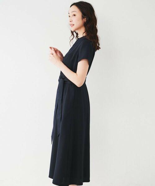 UNTITLED / アンタイトル ミニ丈・ひざ丈ワンピース | 【きれいめ/洗える/夏ワンピ】スラブスキッパーワンピース | 詳細7