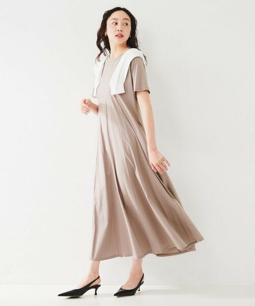 UNTITLED / アンタイトル ロング・マキシ丈ワンピース | 【コットン100/洗える/夏ワンピ】ジャージワンピース | 詳細13