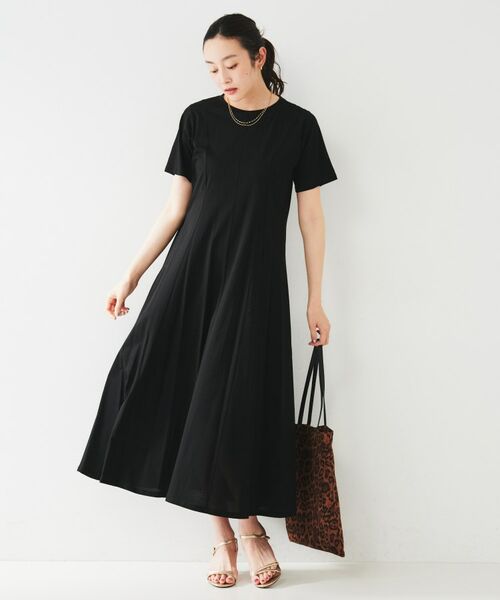 UNTITLED / アンタイトル ロング・マキシ丈ワンピース | 【コットン100/洗える/夏ワンピ】ジャージワンピース | 詳細4