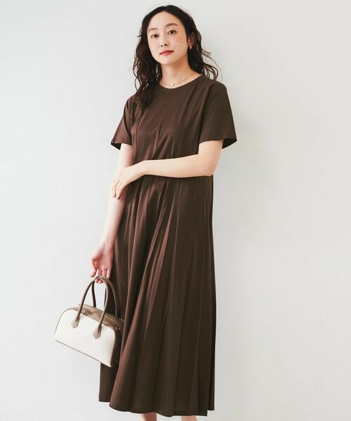 UNTITLED / アンタイトル ロング・マキシ丈ワンピース | 【コットン100/洗える/夏ワンピ】ジャージワンピース | 詳細6