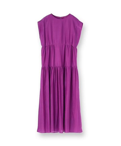 UNTITLED / アンタイトル ロング・マキシ丈ワンピース | 【シアー/夏ワンピ】綿シルクワンピース | 詳細1