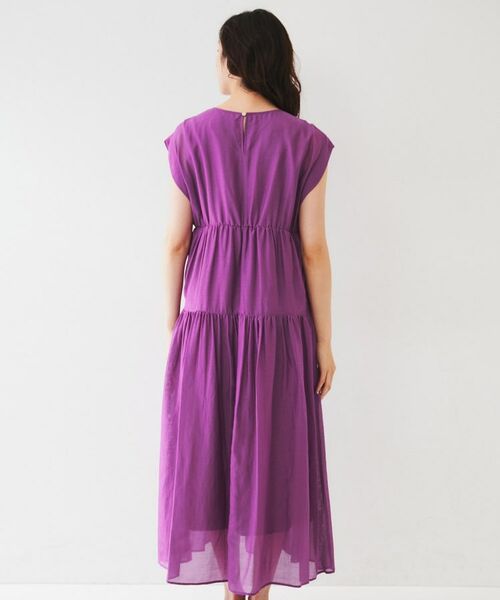 UNTITLED / アンタイトル ロング・マキシ丈ワンピース | 【シアー/夏ワンピ】綿シルクワンピース | 詳細12