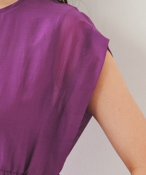 UNTITLED / アンタイトル ロング・マキシ丈ワンピース | 【シアー/夏ワンピ】綿シルクワンピース | 詳細15