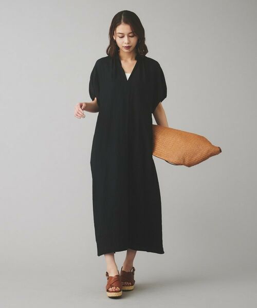 UNTITLED / アンタイトル ロング・マキシ丈ワンピース | 【TICCA】リネンバルーンスリーブワンピース | 詳細3