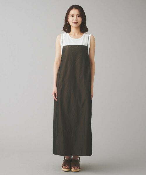 UNTITLED / アンタイトル ロング・マキシ丈ワンピース | 【Liyoca】タフタキャミワンピース | 詳細10