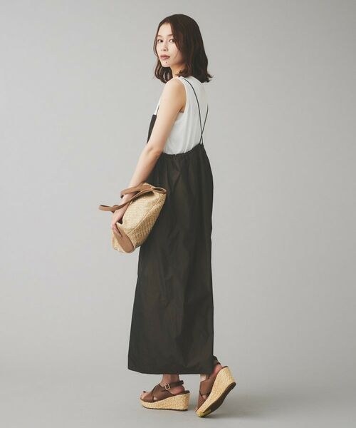 UNTITLED / アンタイトル ロング・マキシ丈ワンピース | 【Liyoca】タフタキャミワンピース | 詳細8