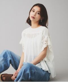 UNTITLED / アンタイトル シャツ・ブラウス | 【Liyoca】コットンシフォン ギャザーブラウス