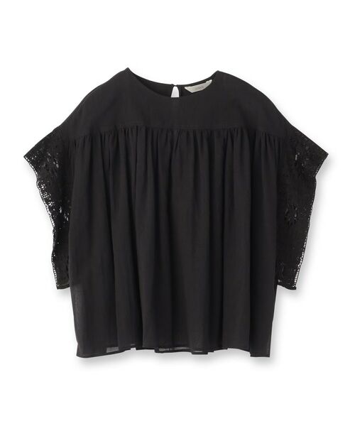 UNTITLED / アンタイトル シャツ・ブラウス | 【Liyoca】コットンシフォン ギャザーブラウス | 詳細1