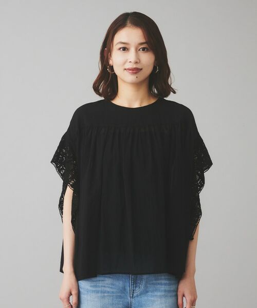 UNTITLED / アンタイトル シャツ・ブラウス | 【Liyoca】コットンシフォン ギャザーブラウス | 詳細10