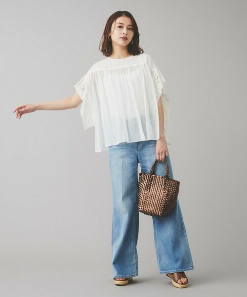 UNTITLED / アンタイトル シャツ・ブラウス | 【Liyoca】コットンシフォン ギャザーブラウス | 詳細4